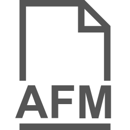 Icono de archivo AFM
