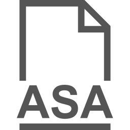 Icono de archivo ASA