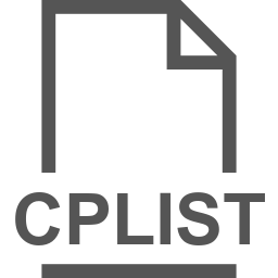 CPLIST file icon