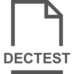 DECTEST file icon