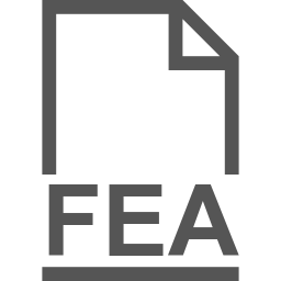 Icono de archivo FEA