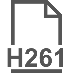 H261 file icon