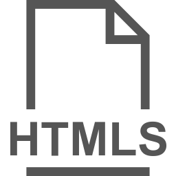 HTMLS file icon