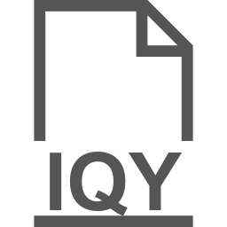 IQY file icon