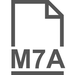 M7A file icon