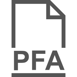 PFA file icon