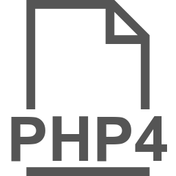 PHP4 file icon