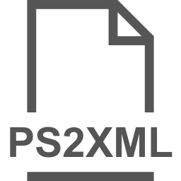 PS2XML file icon