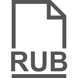 RUB file icon