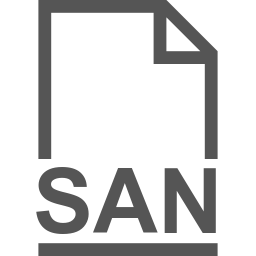 Icono de archivo SAN
