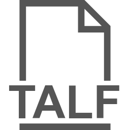 Icono de archivo TALF