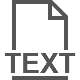 TEXT file icon