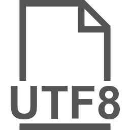 UTF8 file icon