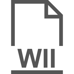 Icono de archivo WII