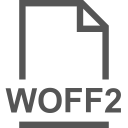 WOFF2 file icon