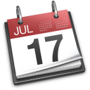 Apple Calendar iCal software icon